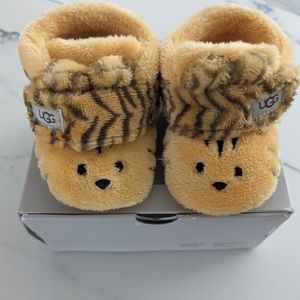 Ugg Bixbee Tiger Stuffie Toddler Bootie Size 02/03